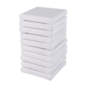 10Pcs/Set White Blank Art Boards Mini Stretched Artist Canvas Art Board Acrylic Oil Paint Wood+Cotton for Artwork Painting
10Pcs/Set White Blank Art Boards Mini Stretched Artist Canvas Art Board Acrylic Oil Paint Wood+Cotton for Artwork Painting