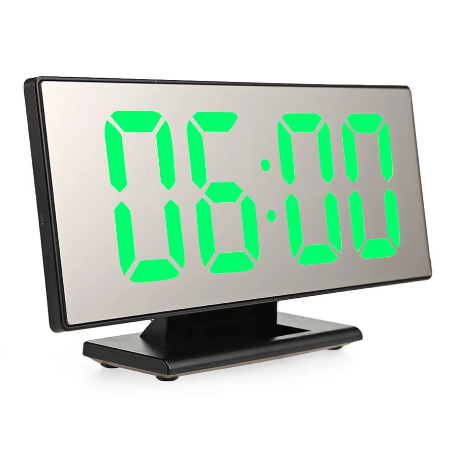 LED Digital Alarm Clock Mirror Multifunction Large LCD Display Table Clock with Temperature Calendar Desktop Electronic Clocks
LED Digital Alarm Clock Mirror Multifunction Large LCD Display Table Clock with Temperature Calendar Desktop Electronic Clocks