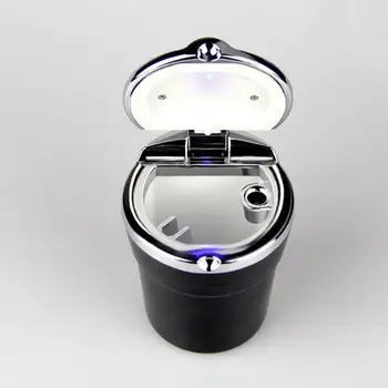 Travel Portable Car Ashtray Holder Cup with LED Blue Light Cigarette Silver/ Gold/Black/White
Travel Portable Car Ashtray Holder Cup with LED Blue Light Cigarette Silver/ Gold/Black/White