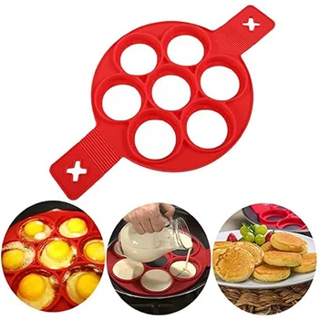 Silicone Pancake Maker Mold Egg Ring Omelette Cake Mould Fixator Baking Cooking Tool Pastry Omelets Easy DIY Flipper Kitchenaid
Silicone Pancake Maker Mold Egg Ring Omelette Cake Mould Fixator Baking Cooking Tool Pastry Omelets Easy DIY Flipper Kitchenaid