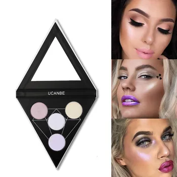 Triangle 4 Colors Glitter Eyeshadow Makeup Palette Lip Face Nude Shimmer Eye Shadow Powder Cosmetics Long Lasting 
Triangle 4 Colors Glitter Eyeshadow Makeup Palette Lip Face Nude Shimmer Eye Shadow Powder Cosmetics Long Lasting