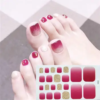 1 Sheet Fashion Multicolor Toenail Stickers Full Cover Self-Adhesive Nail Polish Wraps for Feet Stickers Waterproof Non Toxic
1 Sheet Fashion Multicolor Toenail Stickers Full Cover Self-Adhesive Nail Polish Wraps for Feet Stickers Waterproof Non Toxic