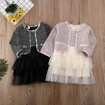 2PCS Toddler Baby Girls Kids Party Princess Pageant Tutu Dress Coat Tops Outfits Winter Warm Girls Clothing Sets 6M-3Y 
2PCS Toddler Baby Girls Kids Party Princess Pageant Tutu Dress Coat Tops Outfits Winter Warm Girls Clothing Sets 6M-3Y