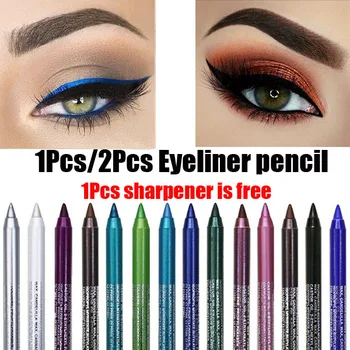 Eyeliner Gel Pencil Long Lasting Waterproof No Blooming Makeup Cosmetic With Sharpener 14 Color Pearlescent Matte Eye Shadow Pen 
Eyeliner Gel Pencil Long Lasting Waterproof No Blooming Makeup Cosmetic With Sharpener 14 Color Pearlescent Matte Eye Shadow Pen