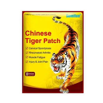 

8pcs/bag Tiger Balm Pain Patch Arthritis Joint Ache Back Pain Relieve Sticker Self-heating Herbs Medical Plaster Health Care