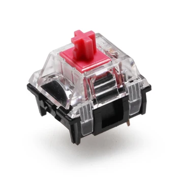 TTC Silent Red switch 3pin RGB SMD Linear 45g force mx clone switch for backlit mechanical keyboard 100m
TTC Silent Red switch 3pin RGB SMD Linear 45g force mx clone switch for backlit mechanical keyboard 100m