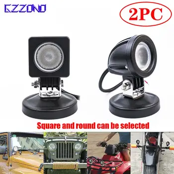 2PC 10W 12V24V LED Work Light Refitted Vehicle Chip Beam Round Fog Light Lamp For Truck Motorcycle 4x4 Car Accessorie SUV ATV
2PC 10W 12V24V LED Work Light Refitted Vehicle Chip Beam Round Fog Light Lamp For Truck Motorcycle 4x4 Car Accessorie SUV ATV