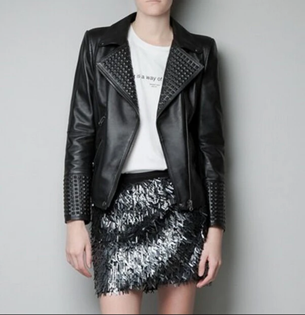 Genuine Leather Jacket Women 100% Sheepskin Leather Coat Motorcycle Biker Jacket Women Short Real Leather Jackets 2020 KJ3153
Genuine Leather Jacket Women 100% Sheepskin Leather Coat Motorcycle Biker Jacket Women Short Real Leather Jackets 2020 KJ3153