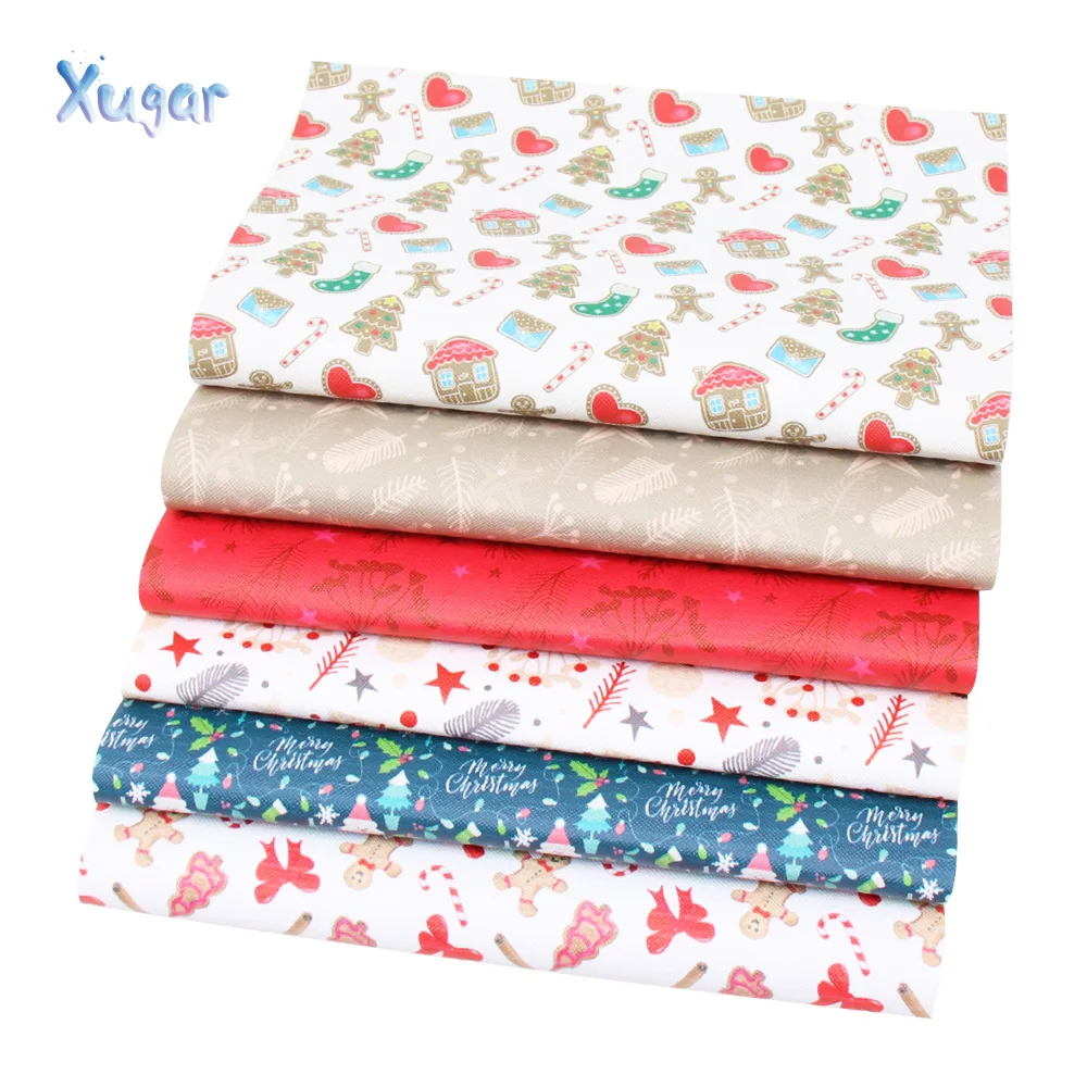 Xugar 22*30CM 6pcs/lot Christmas Synthetic Leather Sheets Set DIY Materials for Bow Bag Shoe Home Decoration Faux Leather Fabric
Xugar 22*30CM 6pcs/lot Christmas Synthetic Leather Sheets Set DIY Materials for Bow Bag Shoe Home Decoration Faux Leather Fabric