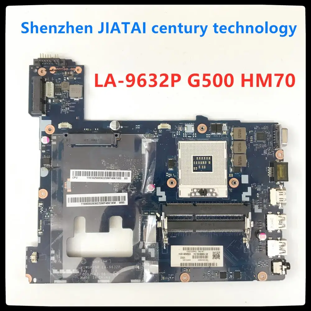 LA-9632P G500 motherboard HM70 for Lenovo G500 laptop motherboard VIWGP/GR LA-9632P Rev:1.0 PGA989 HM70 mainboard 100% test ok
LA-9632P G500 motherboard HM70 for Lenovo G500 laptop motherboard VIWGP/GR LA-9632P Rev:1.0 PGA989 HM70 mainboard 100% test ok