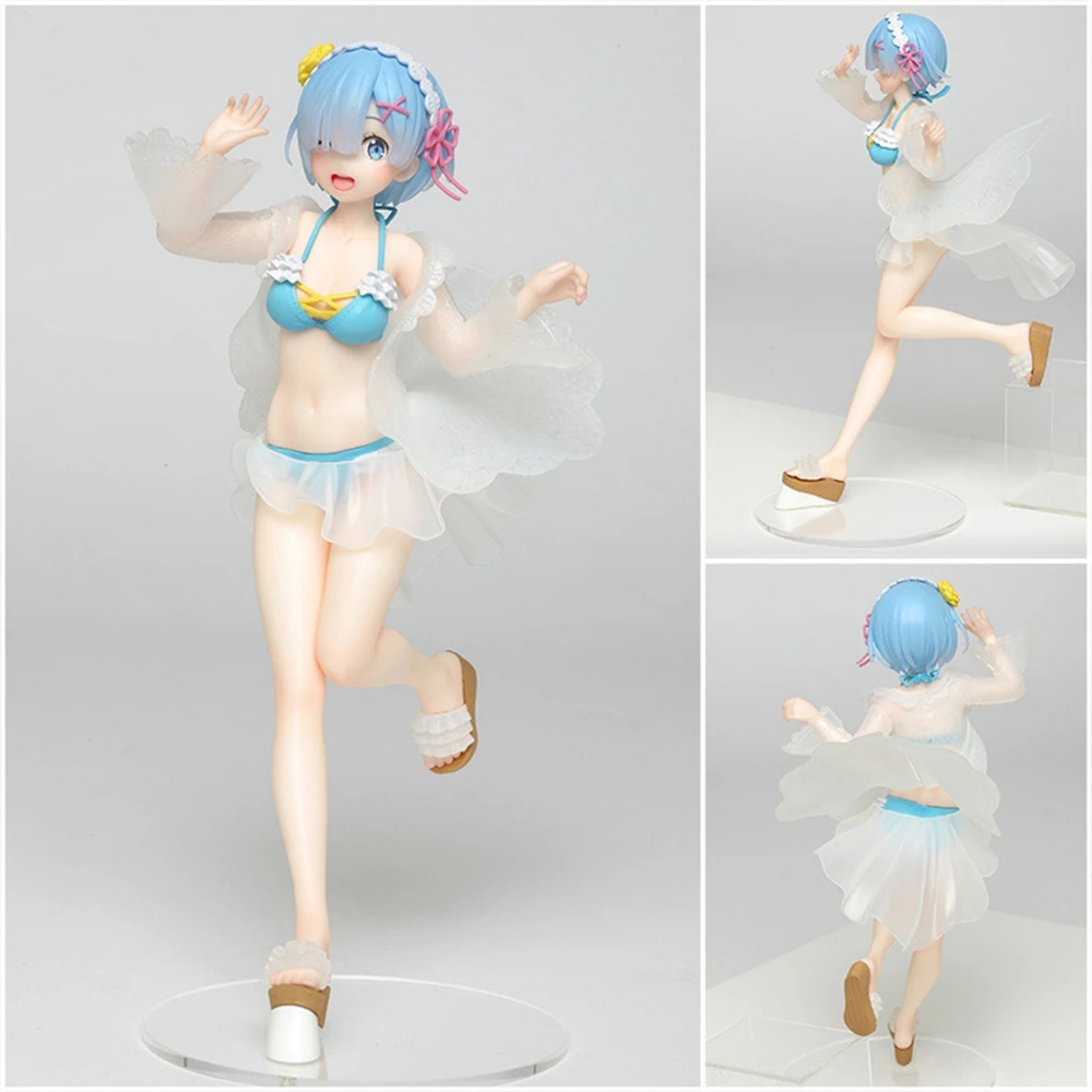 Rem Anime Re:Life in a different world from zero Rem Swimsuit Action Figure Figurine PVC Model Figures Toys Dolls Christmas Gift
Rem Anime Re:Life in a different world from zero Rem Swimsuit Action Figure Figurine PVC Model Figures Toys Dolls Christmas Gift