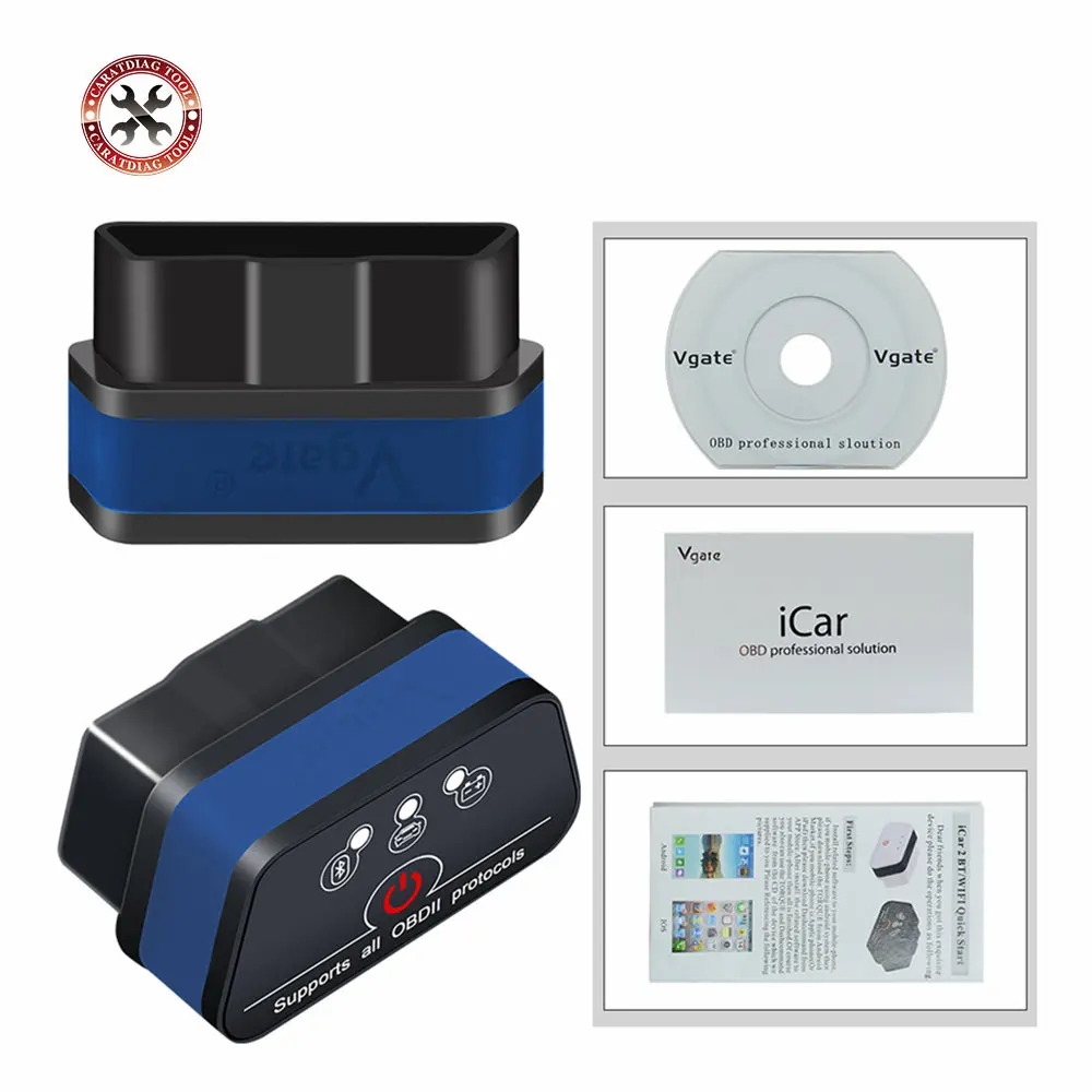 Newest 100% Original Vgate iCar 2 Bluetooth ELM327 OBD2 Code Reader iCar2 For Android/ PC (4 Colors Available)
Newest 100% Original Vgate iCar 2 Bluetooth ELM327 OBD2 Code Reader iCar2 For Android/ PC (4 Colors Available)