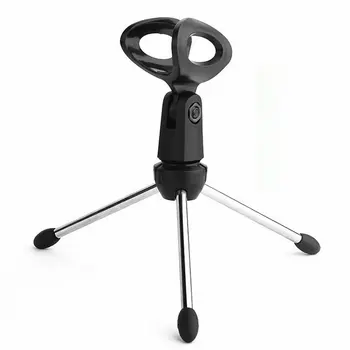Microphone Accessories Tripod 180 Degree Rotation Anti-slip Adjustment Desktop Tripod Stand Mobile Microphone
Microphone Accessories Tripod 180 Degree Rotation Anti-slip Adjustment Desktop Tripod Stand Mobile Microphone