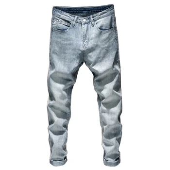 2020 Spring New Men's Stretch Biker Jeans Man Casual Denim Pants Mens Mid Waist Harem Pants Men Jogger Clothes Light Blue,313
2020 Spring New Men's Stretch Biker Jeans Man Casual Denim Pants Mens Mid Waist Harem Pants Men Jogger Clothes Light Blue,313