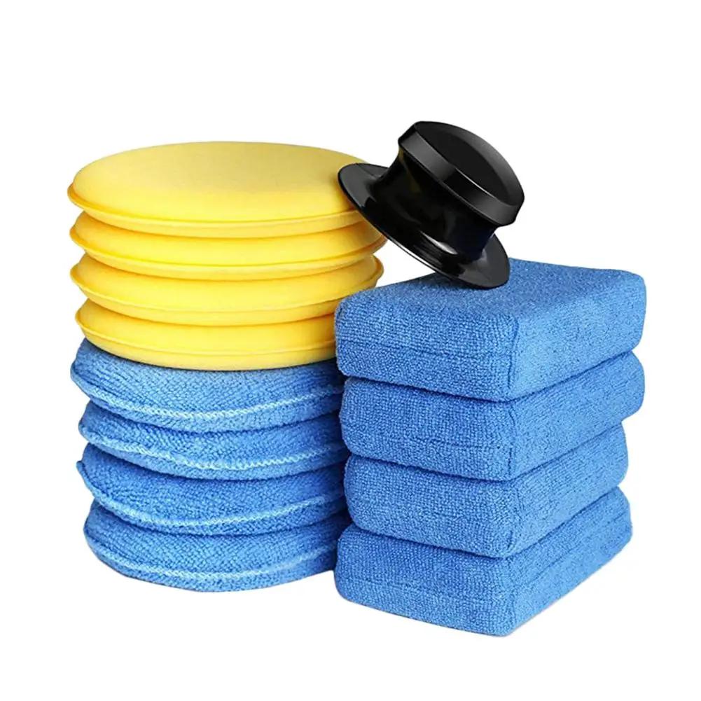 50% HOT SALES!!!13Pcs Round Rectangle Car Vehicle Waxing Polishing Buffing Sponge Pad Handle Set
50% HOT SALES!!!13Pcs Round Rectangle Car Vehicle Waxing Polishing Buffing Sponge Pad Handle Set