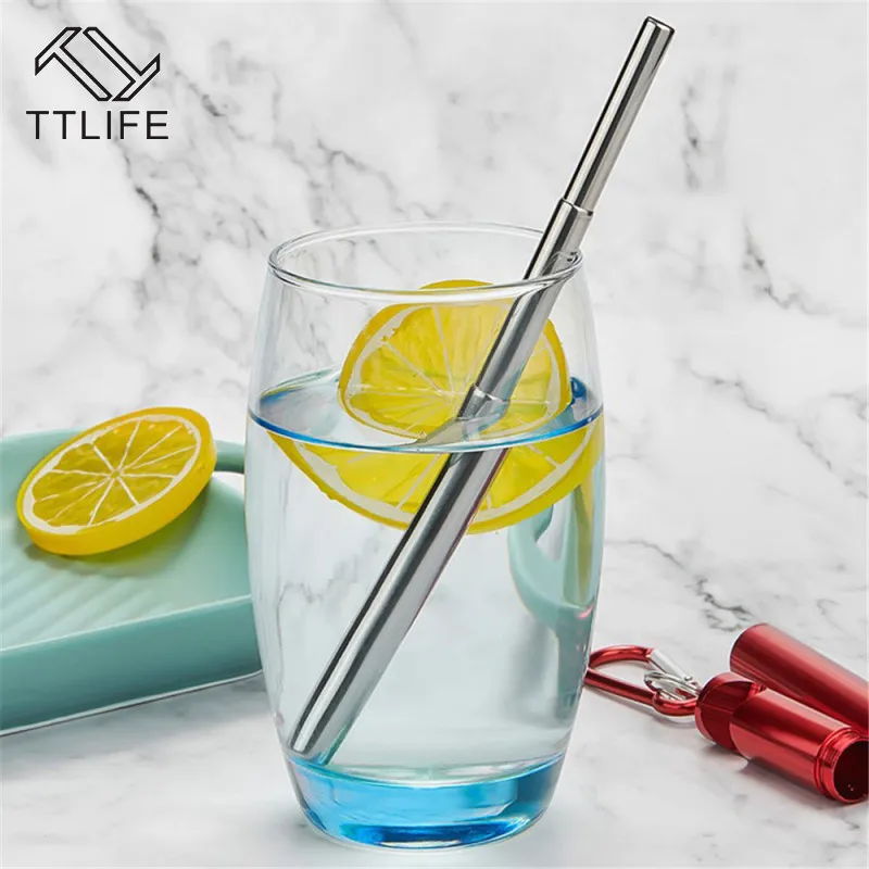 Portable Stainless Steel Telescopic Drinking Straw Travel Straw Reusable Straw with 1 Brush and Carry Case for Travel Outdoor
Portable Stainless Steel Telescopic Drinking Straw Travel Straw Reusable Straw with 1 Brush and Carry Case for Travel Outdoor