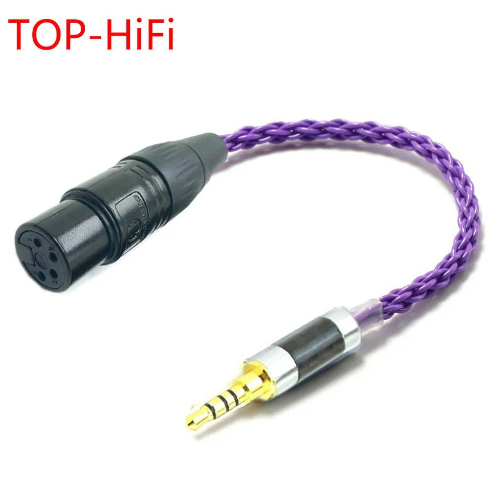 TOP-HiFi Carbon Fiber 3.5mm TRRS Balanced Male to 4-Pin XLR Balanced Female Audio Adapter Cable 3.5mm to XLR Connector Cable 
TOP-HiFi Carbon Fiber 3.5mm TRRS Balanced Male to 4-Pin XLR Balanced Female Audio Adapter Cable 3.5mm to XLR Connector Cable