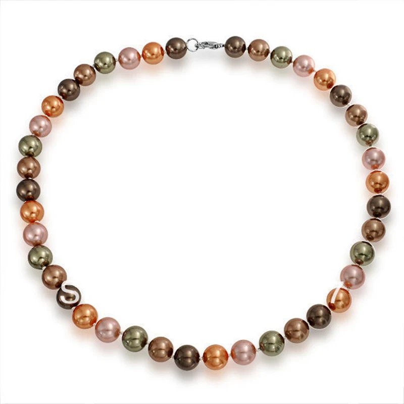 Multicolor simulated-pearl 10mm beads trendy clasp necklace for woman rainbow shell jewelry making 18 inch YE3010
Multicolor simulated-pearl 10mm beads trendy clasp necklace for woman rainbow shell jewelry making 18 inch YE3010