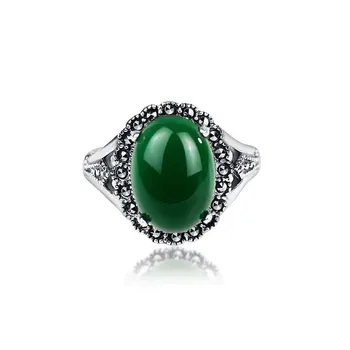 REAL FINE RETRO 925 STERLING SILVER RINGS FOR WOMEN ROUND VINTAGE THAI SILVER JEWELRY GREEN STONE FEMALE
REAL FINE RETRO 925 STERLING SILVER RINGS FOR WOMEN ROUND VINTAGE THAI SILVER JEWELRY GREEN STONE FEMALE