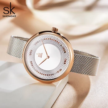 SHENGKE 2020 Ladies Watch Pearl Luxury Ladies Crystal Watch Women Watches Rose Gold Womens Watches Relogio Feminino Montre Femme
SHENGKE 2020 Ladies Watch Pearl Luxury Ladies Crystal Watch Women Watches Rose Gold Womens Watches Relogio Feminino Montre Femme