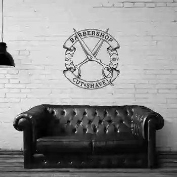 Barber Shop Sticker Customized Chop Bread Decal Posters Vinyl Wall Art Decor Windows Decoration Haircut Shavers Decals
Barber Shop Sticker Customized Chop Bread Decal Posters Vinyl Wall Art Decor Windows Decoration Haircut Shavers Decals