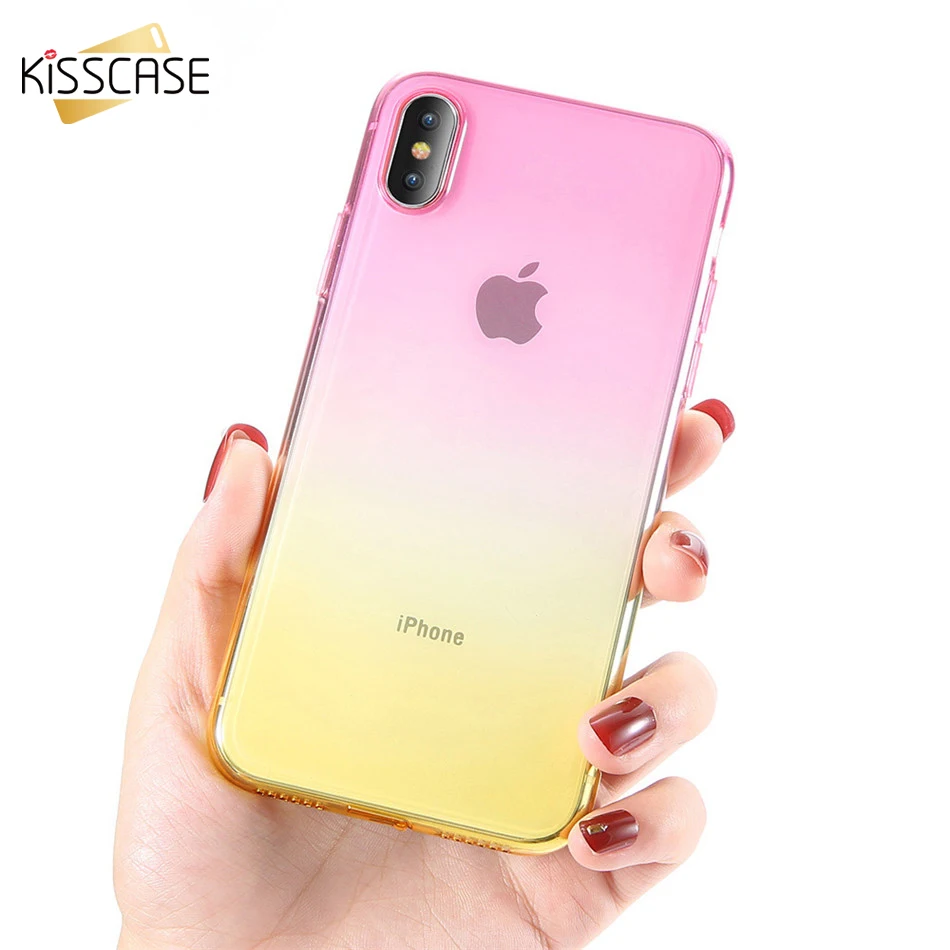 KISSCASE Ultra Thin Gradient Phone Case For iPhone 11/11 Pro Max X/XS Max XR Cover Cool Soft TPU Cases For 6/6S/7/8 Plus 5/5S/SE
KISSCASE Ultra Thin Gradient Phone Case For iPhone 11/11 Pro Max X/XS Max XR Cover Cool Soft TPU Cases For 6/6S/7/8 Plus 5/5S/SE