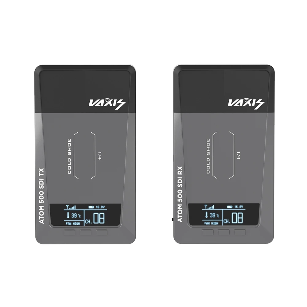 Vaxis ATOM 500 SDI HDMI Dual Port Basic Kit Wireless Transmission System 1080P HD Image Video Transmitter Receiver
Vaxis ATOM 500 SDI HDMI Dual Port Basic Kit Wireless Transmission System 1080P HD Image Video Transmitter Receiver