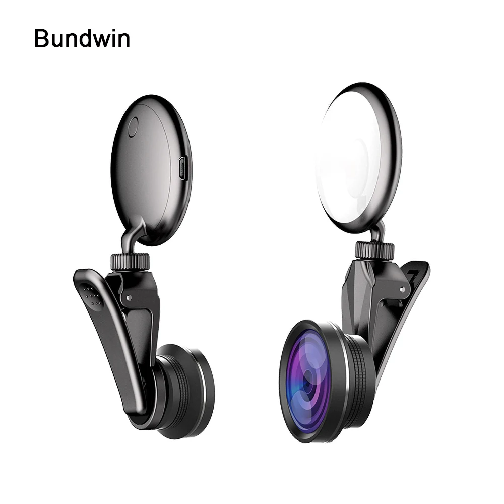 bunwin Phone Fill Light HD Fisheye Wide Angle Macro Lens Flash Led Camera Portable Phone Photography Selfie Ring Light For Phone
bunwin Phone Fill Light HD Fisheye Wide Angle Macro Lens Flash Led Camera Portable Phone Photography Selfie Ring Light For Phone