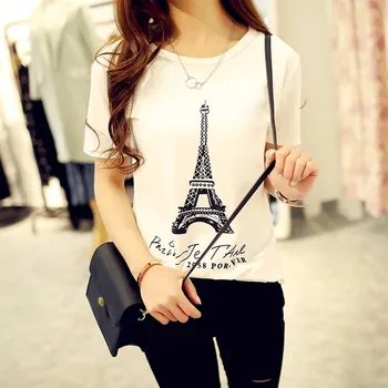 WHOOHOO blouses woman 2019 Women Tower Printing Round Neck Short Sleeve Tee shirt Blouse Tops блузка женская blusas
WHOOHOO blouses woman 2019 Women Tower Printing Round Neck Short Sleeve Tee shirt Blouse Tops блузка женская blusas