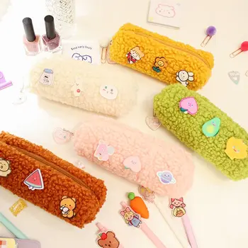 MINKYS New Arrival Kawaii Plush Pencil Case With 3PCS Brooch Pencil Bag Pencil Pouch Storage Bag Gift School Stationery
MINKYS New Arrival Kawaii Plush Pencil Case With 3PCS Brooch Pencil Bag Pencil Pouch Storage Bag Gift School Stationery