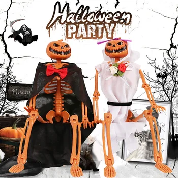 2pcs Party Prop Halloween Decoration Body Bone Artificial Human Skeleton Home Photobooth Bridegroom Bride Model Poseable Horror
2pcs Party Prop Halloween Decoration Body Bone Artificial Human Skeleton Home Photobooth Bridegroom Bride Model Poseable Horror