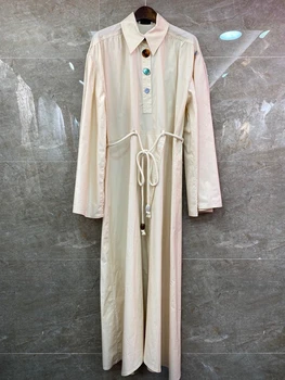 2020 Early Autumn New Women's Peter Pan Collar Sleeve Drawstring Irregular Waist Hugging Long-Sleeved Dress 722
2020 Early Autumn New Women's Peter Pan Collar Sleeve Drawstring Irregular Waist Hugging Long-Sleeved Dress 722