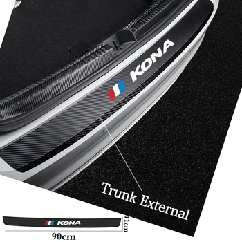 New Carbon Fiber Car Rear Bumper Trunk Guard Plate Film Protected Leather Stickers Decals For Hyundai KONA 2019 2020 Accessories
New Carbon Fiber Car Rear Bumper Trunk Guard Plate Film Protected Leather Stickers Decals For Hyundai KONA 2019 2020 Accessories