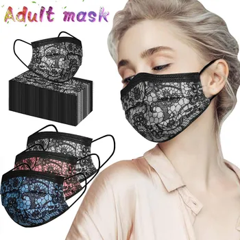 50pc Lace Disposable Mask For Face Adult Fashion Protection Three Layer Breathable Face Mask Mascaras Para La Boca Mondmasker
50pc Lace Disposable Mask For Face Adult Fashion Protection Three Layer Breathable Face Mask Mascaras Para La Boca Mondmasker