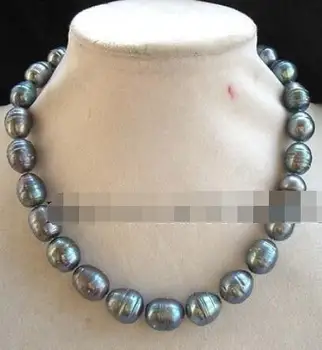 freshwater pearl black egg 10-11mm necklace 17" nature wholesale beads big size 
freshwater pearl black egg 10-11mm necklace 17" nature wholesale beads big size