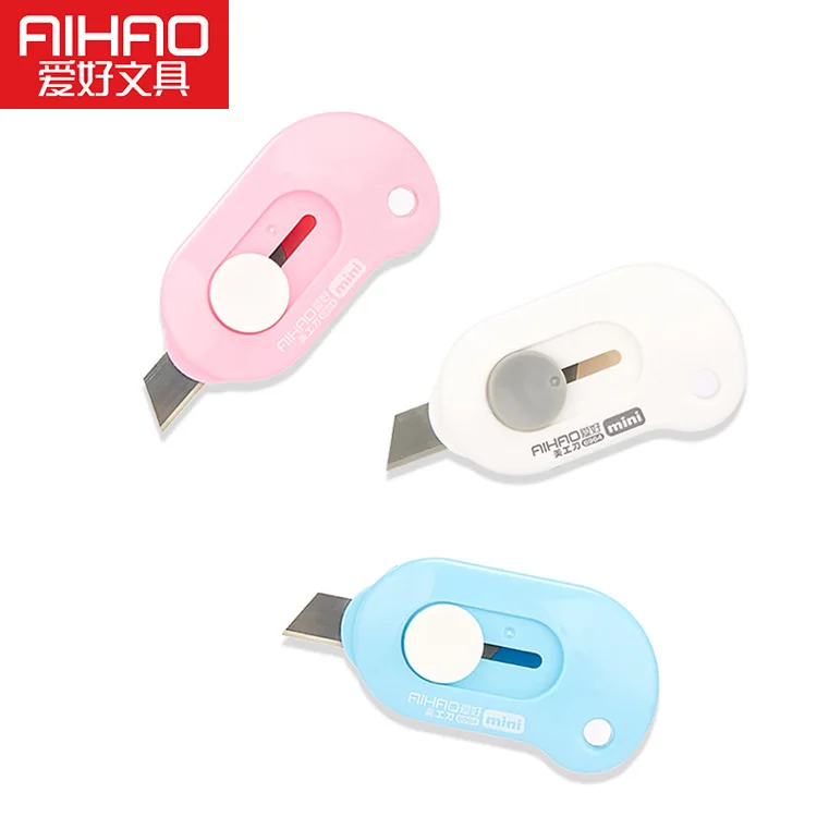 1 Pc Cute Solid Color Mini Portable Utility Knife Paper Cutter Cutting Paper Razor Blade Office Stationery Escolar Papelaria
1 Pc Cute Solid Color Mini Portable Utility Knife Paper Cutter Cutting Paper Razor Blade Office Stationery Escolar Papelaria