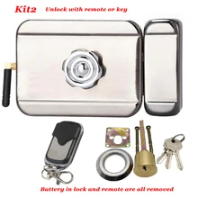 Wireless Electric Lock Remote Hidden Door Lock Battery Lock Wireless access control machine Exit button Transmitter
Wireless Electric Lock Remote Hidden Door Lock Battery Lock Wireless access control machine Exit button Transmitter