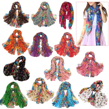 Women's Spring Autumn Fashion Blue Soft Big Long Scarf Vintage Printing Scarves 160*50cm
Women's Spring Autumn Fashion Blue Soft Big Long Scarf Vintage Printing Scarves 160*50cm