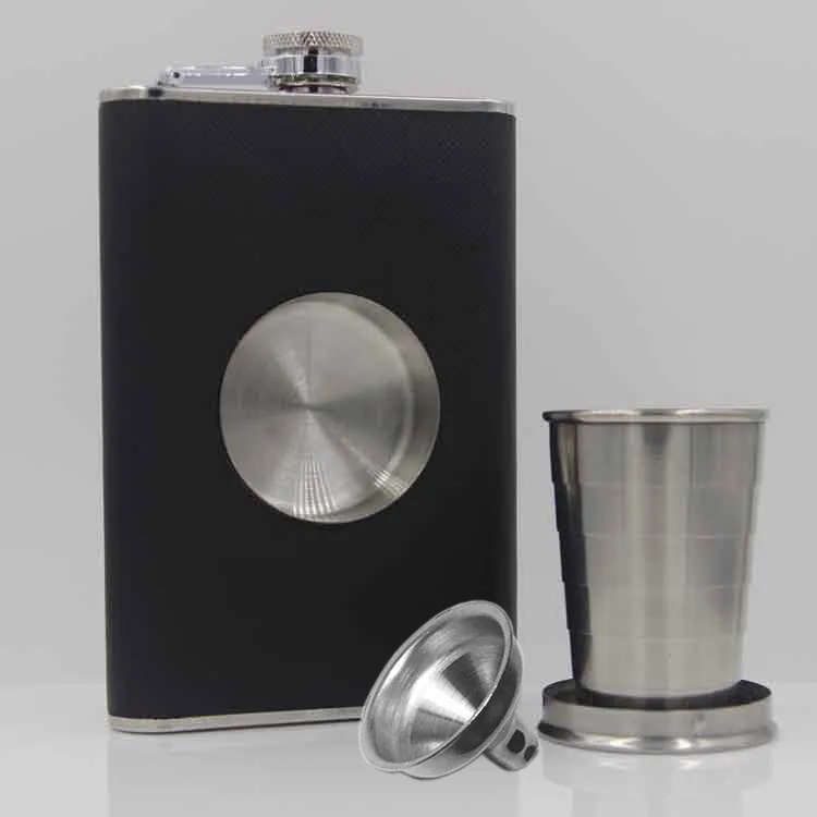 8OZ Stainless Steel Hip Flask Built-in Collapsible 2 Oz Shot Glass Flask Funnel For Whiskey Wine Pot Men Outdoor Travel Flagon
8OZ Stainless Steel Hip Flask Built-in Collapsible 2 Oz Shot Glass Flask Funnel For Whiskey Wine Pot Men Outdoor Travel Flagon