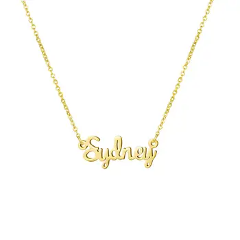 Gold Color Personalized Letter Necklace Stainless Steel Choker Necklaces Custom Wedding Anniversary Party Jewelry
Gold Color Personalized Letter Necklace Stainless Steel Choker Necklaces Custom Wedding Anniversary Party Jewelry