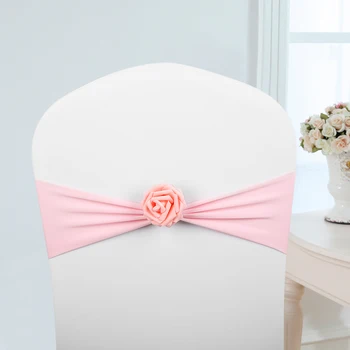 10pcs Chair Sashes Bows Decor Elastic Spandex Chair Sash with Pink Flower Stretch Chair Band Wedding Decoration
10pcs Chair Sashes Bows Decor Elastic Spandex Chair Sash with Pink Flower Stretch Chair Band Wedding Decoration