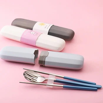 3pcs Stainless Steel Spoon Fork Chopsticks Dinner Set Portable Cutlery Set Tableware Kitchen Tools Dinnerware with Storage Box
3pcs Stainless Steel Spoon Fork Chopsticks Dinner Set Portable Cutlery Set Tableware Kitchen Tools Dinnerware with Storage Box