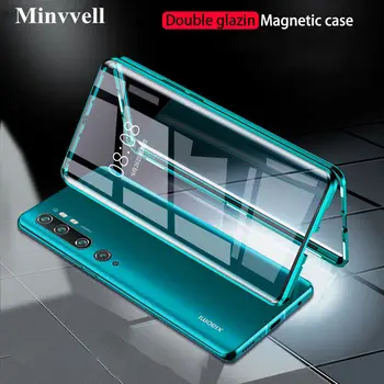 Magnetic Metal Case For Xiaomi Note 10 CC9 Pro A3 Mix3 2s MAX3 Pocophone F1 Cover Double-Sided Glass Cases Redmi 8A 8 Note 8 pro 
Magnetic Metal Case For Xiaomi Note 10 CC9 Pro A3 Mix3 2s MAX3 Pocophone F1 Cover Double-Sided Glass Cases Redmi 8A 8 Note 8 pro