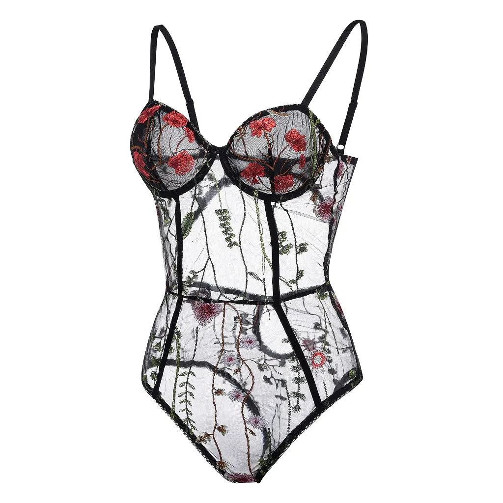 Plus Size Porn Sexy Lingerie Hot Erotic One Piece Teddy Babydoll Lingerie See Through Sexy