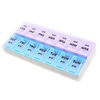 14 Grids 7 Days Weekly Pill Case Pill Organizer Vitamins Splitters Container Jewelry Storage Box
14 Grids 7 Days Weekly Pill Case Pill Organizer Vitamins Splitters Container Jewelry Storage Box