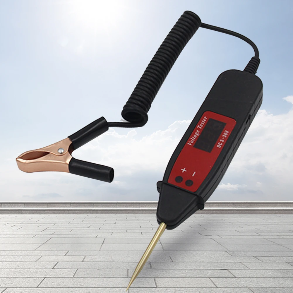 Detectors LED Light Voltage Test Spring Line Repair Probe Car Tester Pen Electric Digital Display
Detectors LED Light Voltage Test Spring Line Repair Probe Car Tester Pen Electric Digital Display