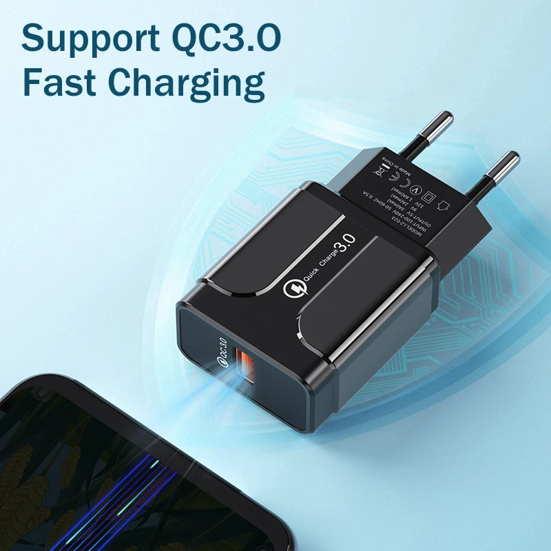 Quick Charge 3.0 18W QC 3.0 4.0 Fast Charging Phone Charger For iPhone XS MAX XR X Samsung S9 S8 Note 9 Xiaomi 8 9 Charger
Quick Charge 3.0 18W QC 3.0 4.0 Fast Charging Phone Charger For iPhone XS MAX XR X Samsung S9 S8 Note 9 Xiaomi 8 9 Charger