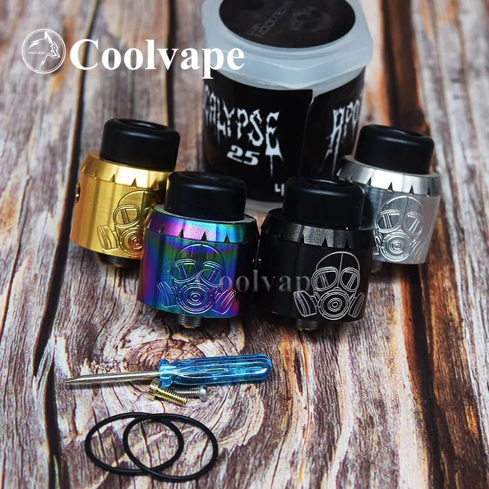 wolf coolvape Apocalypse rda 25mm RDA Adjustable Airflow Rebuildable Control 25mm Vaporizer Tank fit 510 mechanical Mod vape
wolf coolvape Apocalypse rda 25mm RDA Adjustable Airflow Rebuildable Control 25mm Vaporizer Tank fit 510 mechanical Mod vape