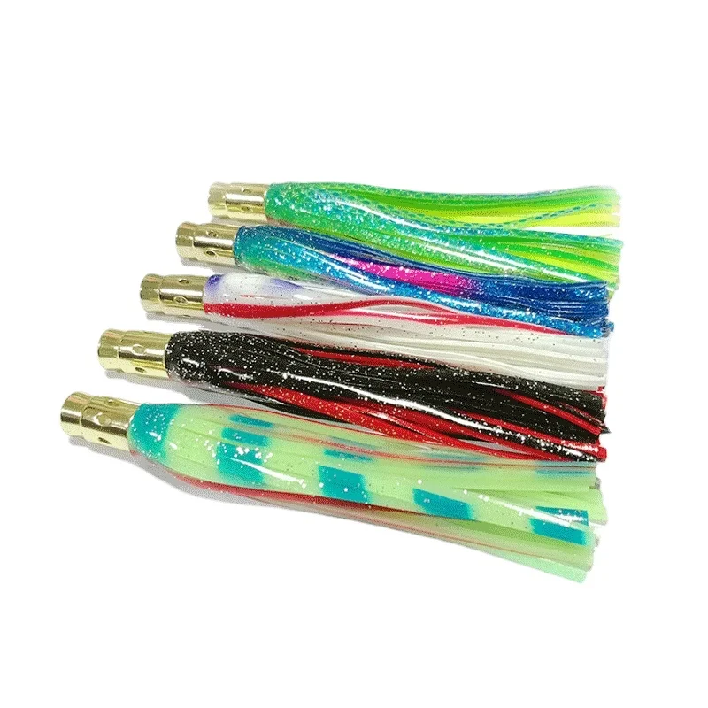 Five Color Sea Fishing Bionic Octopus Skirt Metal Head Dragging Bait False Bait Sea Bait Golden Gun Mackerel Bait
Five Color Sea Fishing Bionic Octopus Skirt Metal Head Dragging Bait False Bait Sea Bait Golden Gun Mackerel Bait