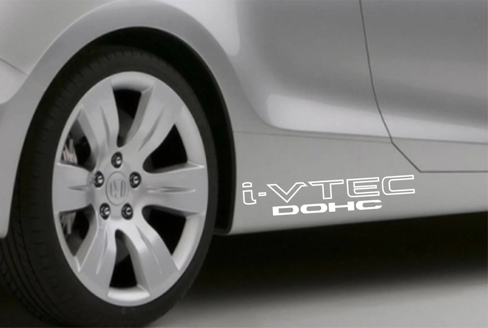 For (2Pcs) 2xVinyl sticker car i-VTEC DOHC 29x6cm JDM black or white NEW Decal!!! | Автомобили и мотоциклы